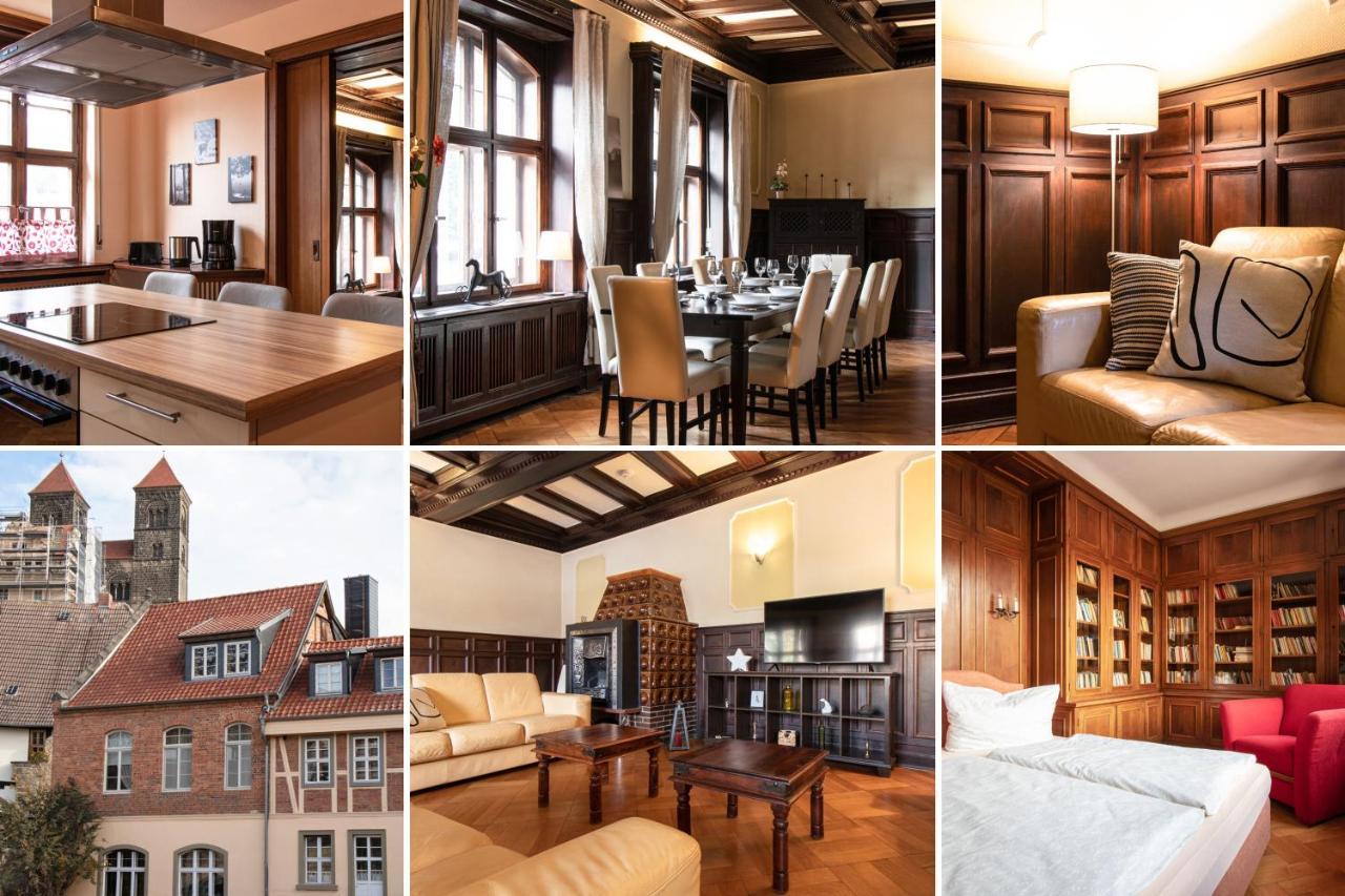 Salon Am Schlossberg クヴェードリンブルク エクステリア 写真